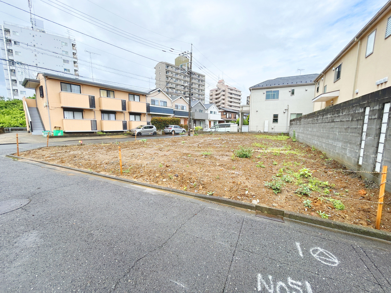 多摩市一ノ宮4丁目 建築条件なし売地 全2区画(建築条件なし