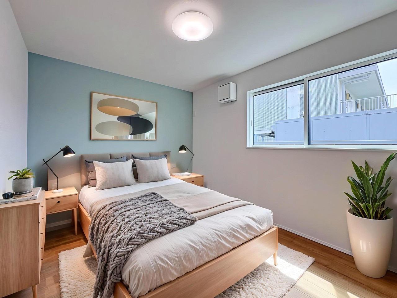 【Room:6帖】
本画像はCGで作成しており、実際に現地に家具は配置しておりません。また、価格に家具は含まれません。